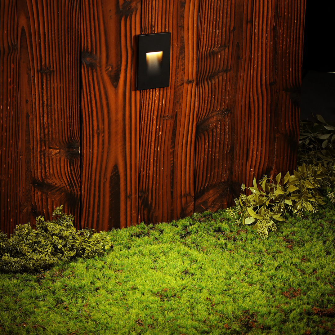 Outdoor Landscape Lighting LED 12V Low Voltage STA06 Cast Aluminum Step Light | 3.5W 3000K Warm White Integrated LED 12V Low Voltage Landscape Light
