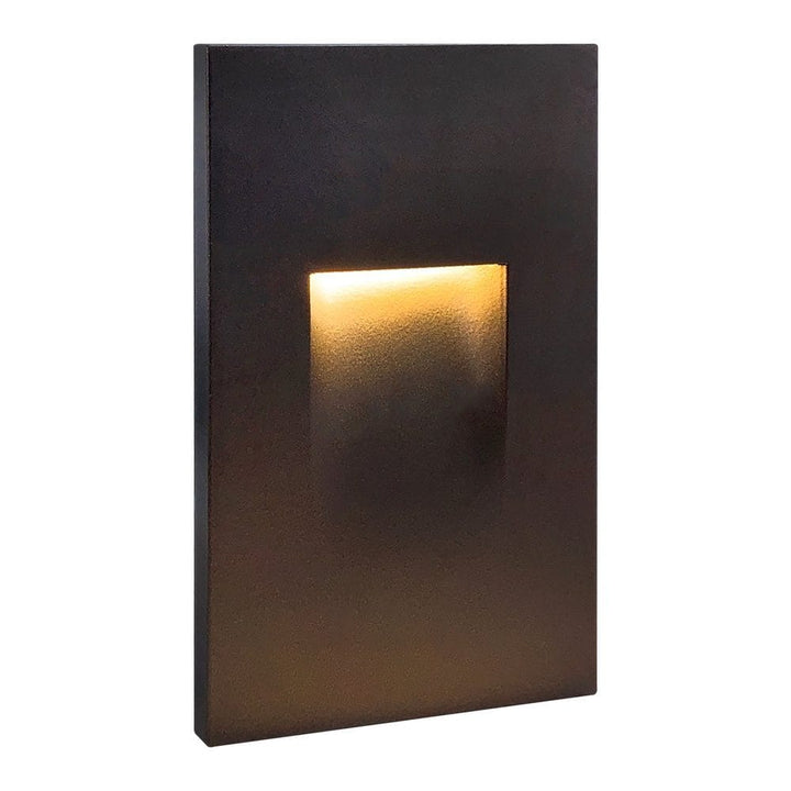 Outdoor Landscape Lighting LED 12V Low Voltage STA06 Cast Aluminum Step Light | 3.5W 3000K Warm White Integrated LED 12V Low Voltage Landscape Light Black