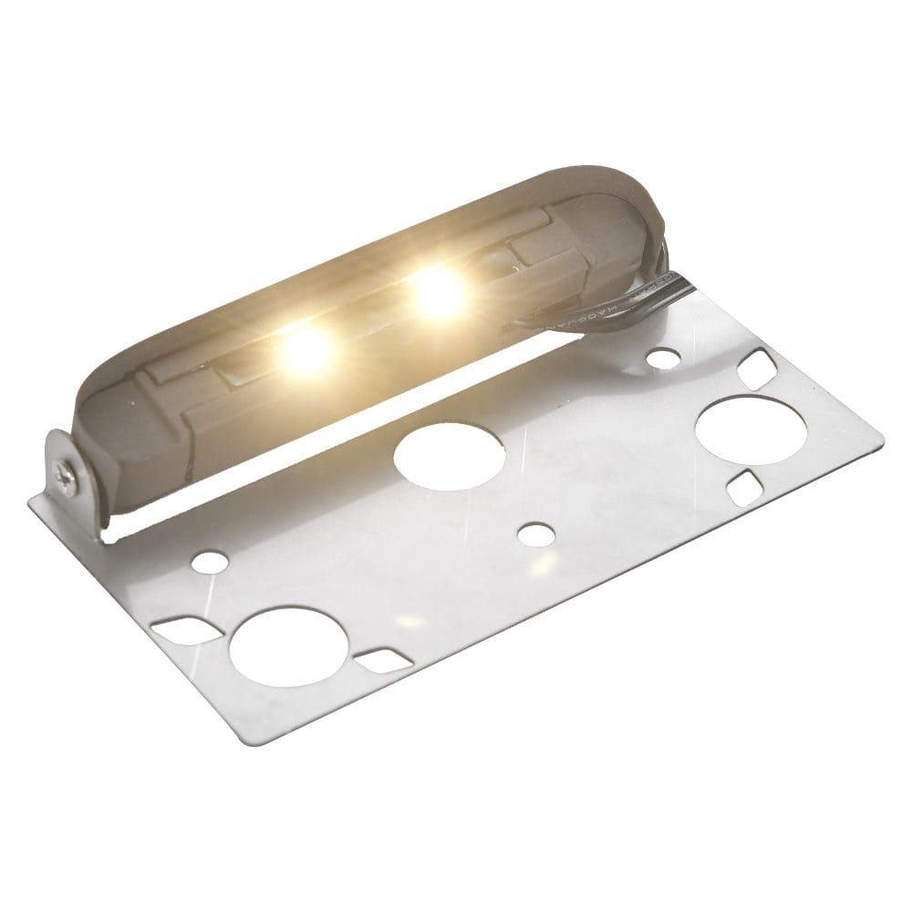 Outdoor Landscape Lighting LED 12V Low Voltage STB01 Cast Aluminum 5" Hardscape Light | 1W 3000K Warm White Integrated LED 12V Low Voltage Landscape Light