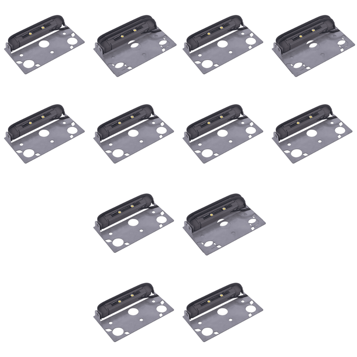 Outdoor Landscape Lighting LED 12V Low Voltage STB01 4x/8x/12x Package 1W 3000K Warm White Small 12V Low Voltage Aluminum 5" Hardscape Paver Light Retaining Wall LED Step Lighting 12 Pack