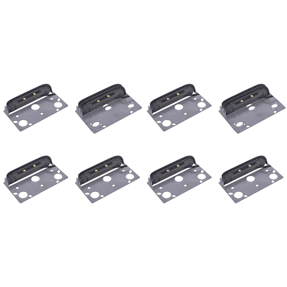 Outdoor Landscape Lighting LED 12V Low Voltage STB01 4x/8x/12x Package 1W 3000K Warm White Small 12V Low Voltage Aluminum 5" Hardscape Paver Light Retaining Wall LED Step Lighting 8 Pack