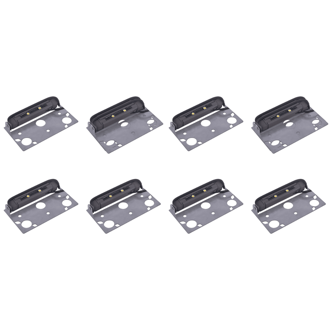 Outdoor Landscape Lighting LED 12V Low Voltage STB01 4x/8x/12x Package 1W 3000K Warm White Small 12V Low Voltage Aluminum 5" Hardscape Paver Light Retaining Wall LED Step Lighting 8 Pack