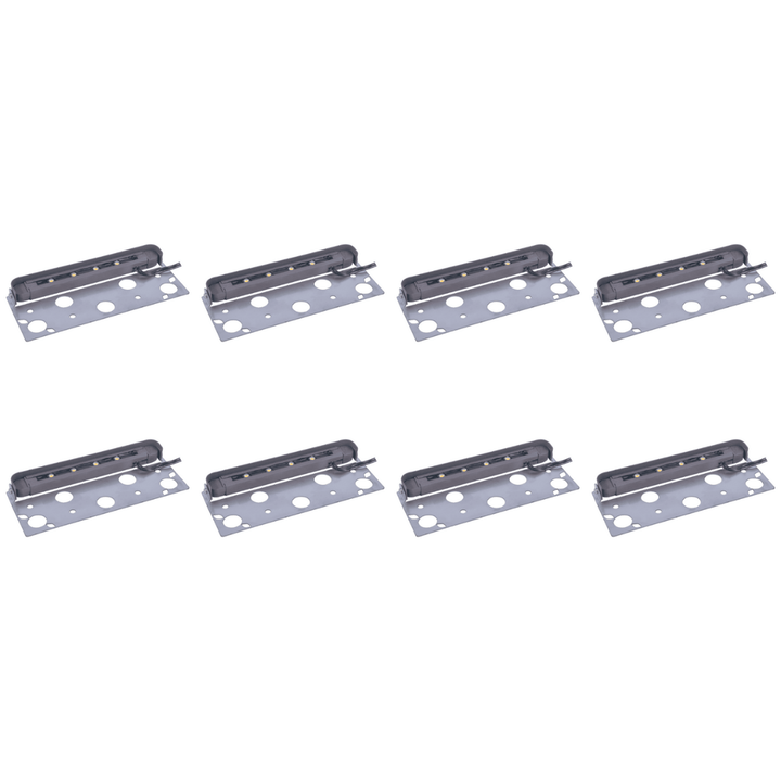 Outdoor Landscape Lighting LED 12V Low Voltage STB05 4x/8x/12x Package 1.5W 12V Low Voltage Aluminum Hardscape Paver Light Retaining Wall LED Step Lighting 3000K 8 Pack