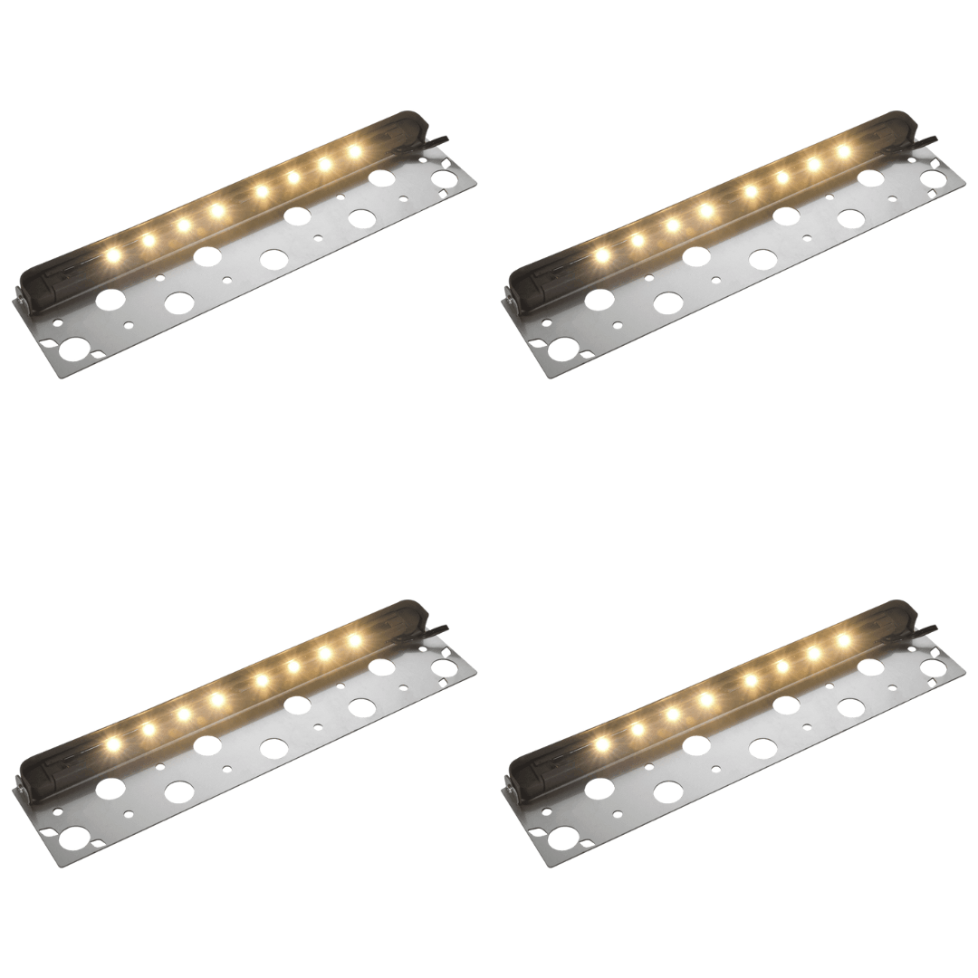 Outdoor Landscape Lighting LED 12V Low Voltage STB06 4x/8x/12x Package 3W 2700K or 3000K Warm White 12V Low Voltage Aluminum 13" Retaining Wall Step Lights LED Hardscape Paver Lighting 3000K 4 Pack