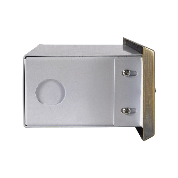 Outdoor Landscape Lighting LED 12V Low Voltage STB10 Cast Brass 9.5" Step Light | 4W 3000K Warm White Integrated LED 12V Low Voltage Landscape Light