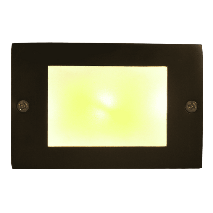 Outdoor Landscape Lighting LED 12V Low Voltage STB15 Cast Brass 4.5" Step Light | Lamp Ready 12V Low Voltage Landscape Light