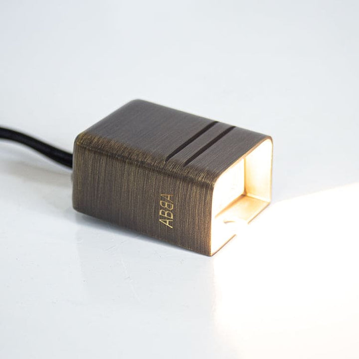 Outdoor Landscape Lighting LED 12V Low Voltage STB19 4x/8x/12x Package LED Cast Brass Deck Step Light Surface Mount 12V Low Voltage Landscape Lighting