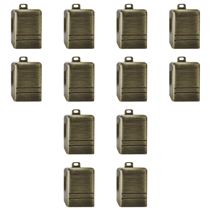 Outdoor Landscape Lighting LED 12V Low Voltage STB19 4x/8x/12x Package LED Cast Brass Deck Step Light Surface Mount 12V Low Voltage Landscape Lighting Natural Brass 12 Pack
