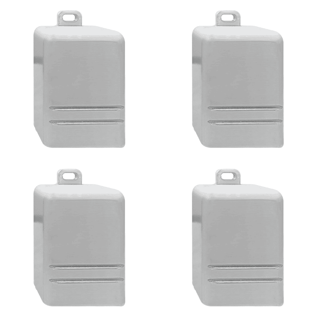 Outdoor Landscape Lighting LED 12V Low Voltage STB19 4x/8x/12x Package LED Cast Brass Deck Step Light Surface Mount 12V Low Voltage Landscape Lighting White 4 Pack