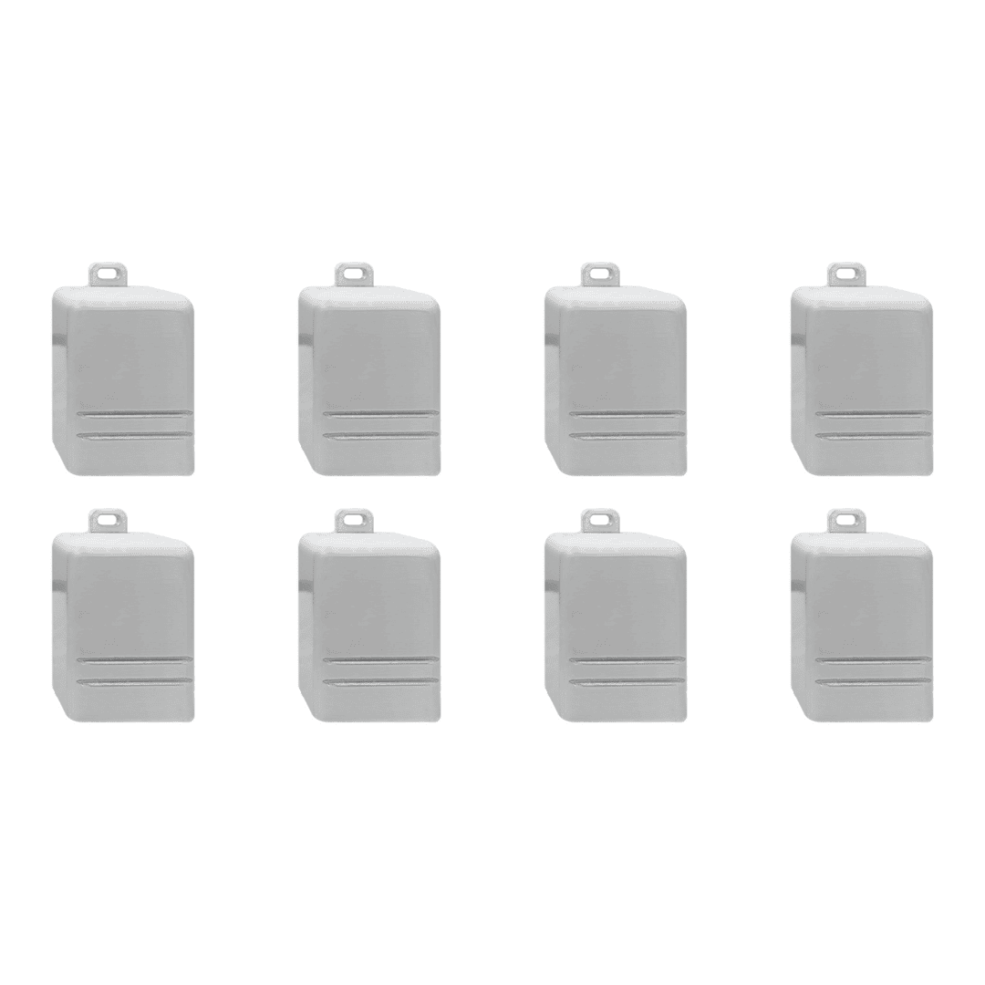 Outdoor Landscape Lighting LED 12V Low Voltage STB19 4x/8x/12x Package LED Cast Brass Deck Step Light Surface Mount 12V Low Voltage Landscape Lighting White 8 Pack