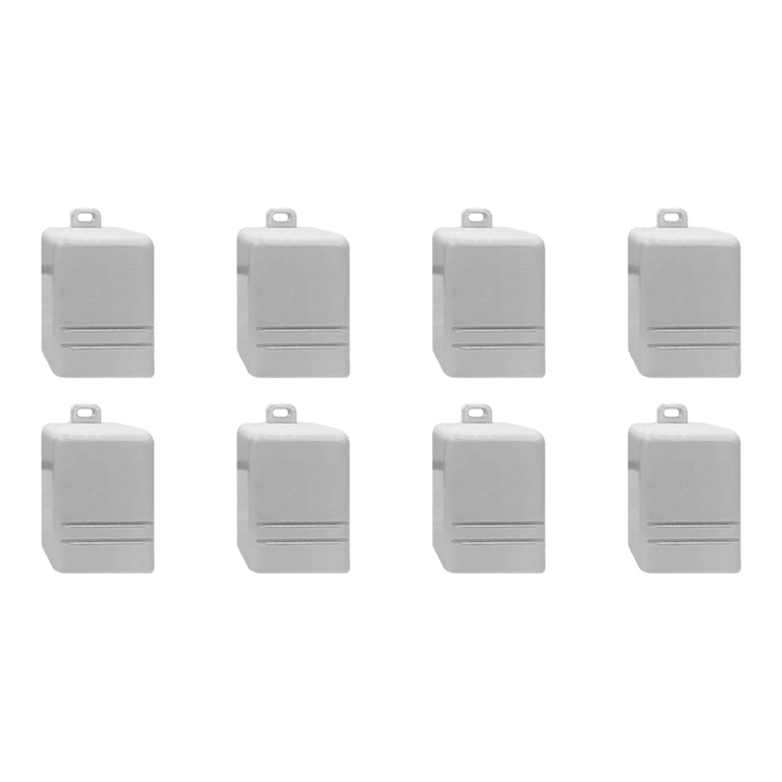 Outdoor Landscape Lighting LED 12V Low Voltage STB19 4x/8x/12x Package LED Cast Brass Deck Step Light Surface Mount 12V Low Voltage Landscape Lighting White 8 Pack