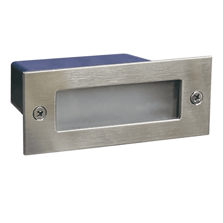 Outdoor Landscape Lighting LED 12V Low Voltage STS02 Stainless Steel Step Light | 3W 3000K Warm White Integrated LED 12V Low Voltage Landscape Light