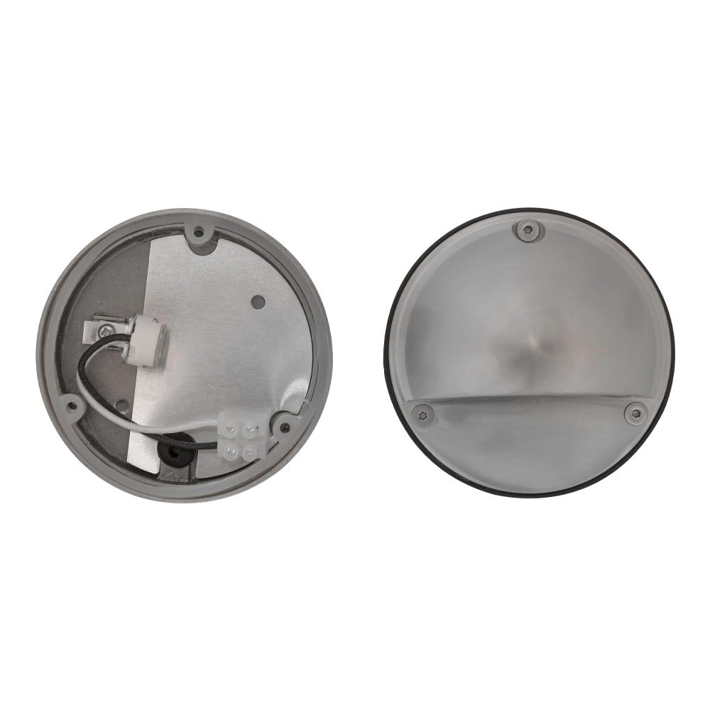 Outdoor Landscape Lighting LED 12V Low Voltage STS09 Stainless Steel Deck Light | Lamp Ready 12V Low Voltage Landscape Light