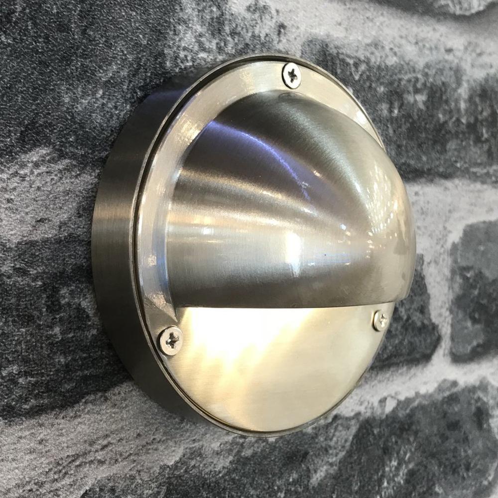 Outdoor Landscape Lighting LED 12V Low Voltage STS09 Stainless Steel Deck Light | Lamp Ready 12V Low Voltage Landscape Light