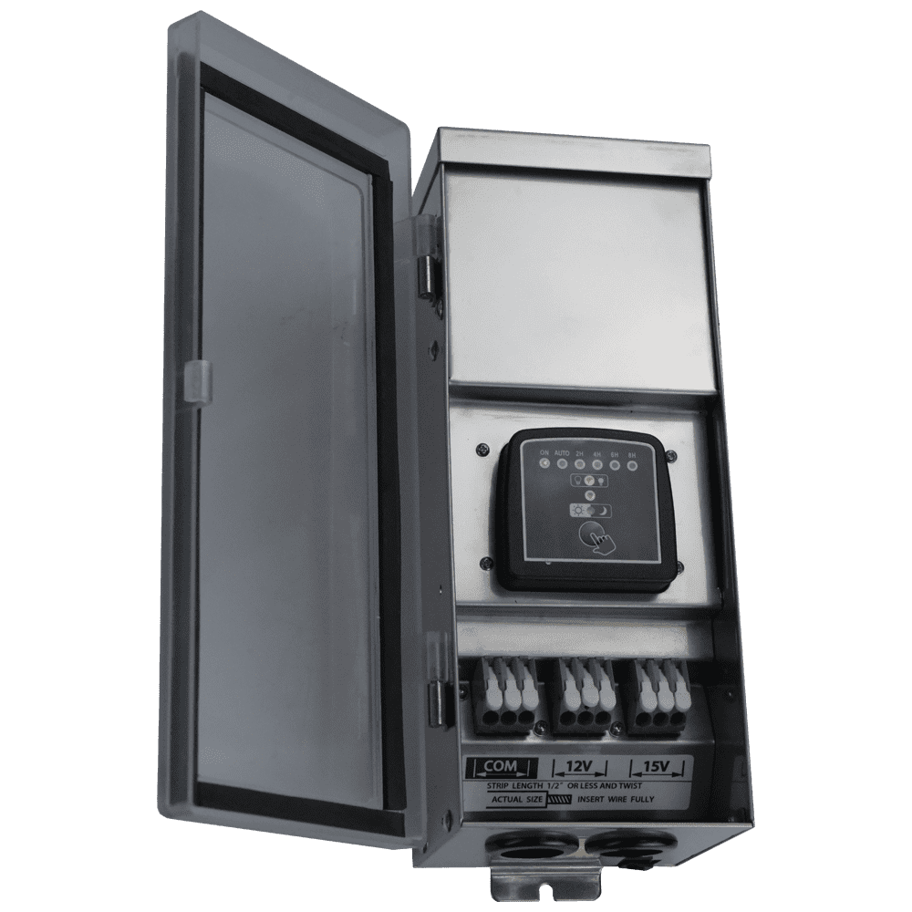 Outdoor Landscape Lighting LED 12V Low Voltage STSW300 AC 300W Smart WI-FI Stainless Steel Transformer | Low Voltage Power Supply