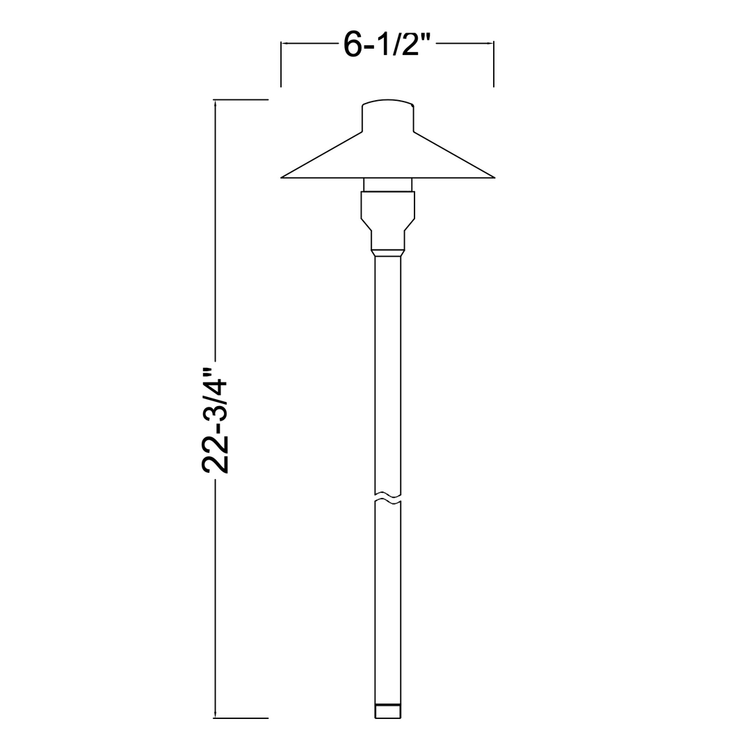 Outdoor Landscape Lighting LED 12V Low Voltage BPLP08 Tulay BH 18" Antique Brass Path Light 4x/8x/12x G4 2W Dimmable 2700K Package Low Voltage Landscape Lighting