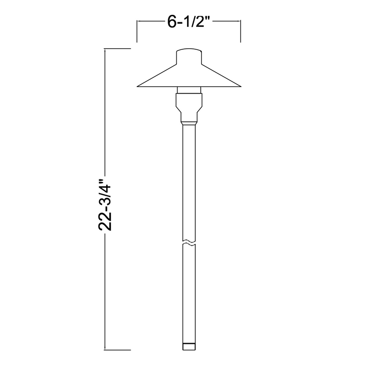 Outdoor Landscape Lighting LED 12V Low Voltage BPLP08 Tulay BH 18" Antique Brass Path Light 4x/8x/12x G4 2W Dimmable 2700K Package Low Voltage Landscape Lighting