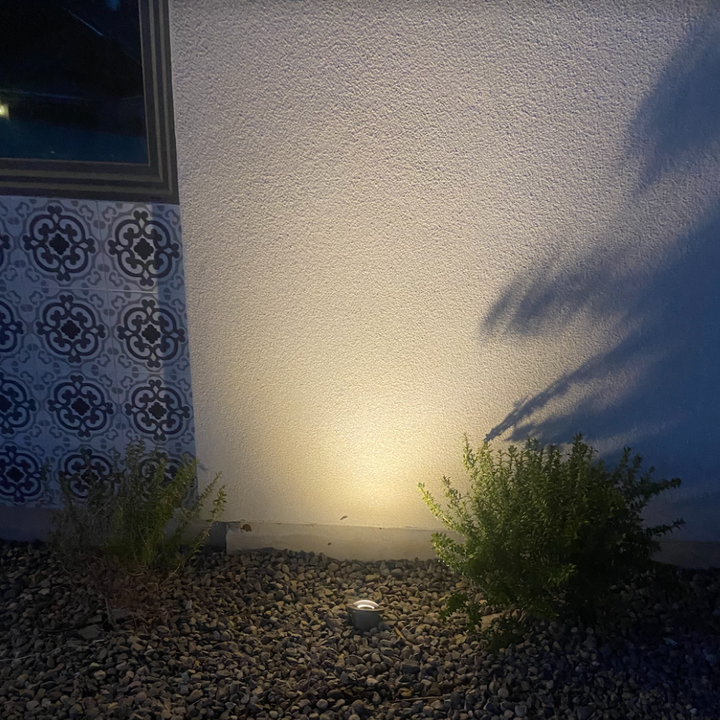 Outdoor Landscape Lighting LED 12V Low Voltage UNBP01 Tulay Antique Brass In-Ground Well Light 4x/8x/12x MR16 4W Dimmable 2700K Package Grill Face Low Voltage Landscape Lighting