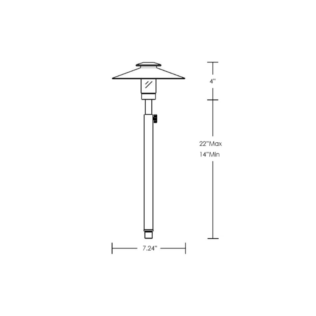 Outdoor Landscape Lighting LED 12V Low Voltage BPLP06 Stelvio Black Brass Adjustable Path Light 4x/8x/12x G4 2W Dimmable 2700K Package Low Voltage Outdoor Lighting