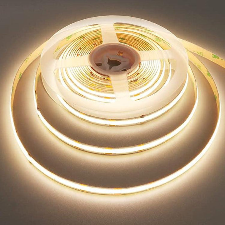Outdoor Landscape Lighting LED 12V Low Voltage SLD04 16ft/32ft/82ft Dotless Single Color Linear 3.05W/ft for 8mm | 4.27W/ft for 10mm LED Strip Lights Low Voltage FCOB DC24V Tape Light 4000K Natural White ft
