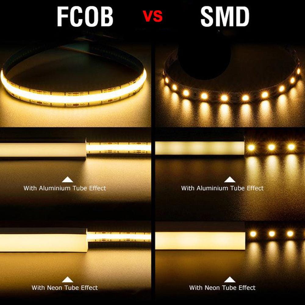 Outdoor Landscape Lighting LED 12V Low Voltage SLD04 16ft/32ft/82ft Dotless Single Color Linear 3.05W/ft for 8mm | 4.27W/ft for 10mm LED Strip Lights Low Voltage FCOB DC24V Tape Light
