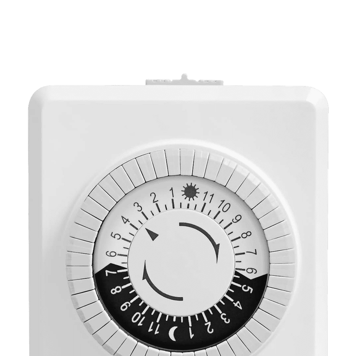 Outdoor Landscape Lighting LED 12V Low Voltage TM02 Indoor Plug In Timer | Mechanical Clock for Garden Lights Transformers 24 Hour