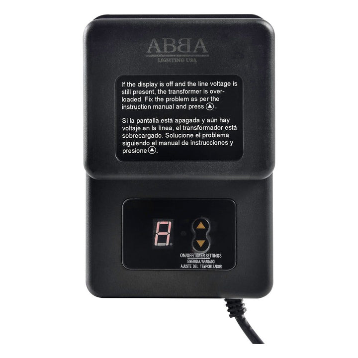 Outdoor Landscape Lighting LED 12V Low Voltage TS200 AC 200W Digital Commercial Plastic Transformer | Low Voltage Power Supply