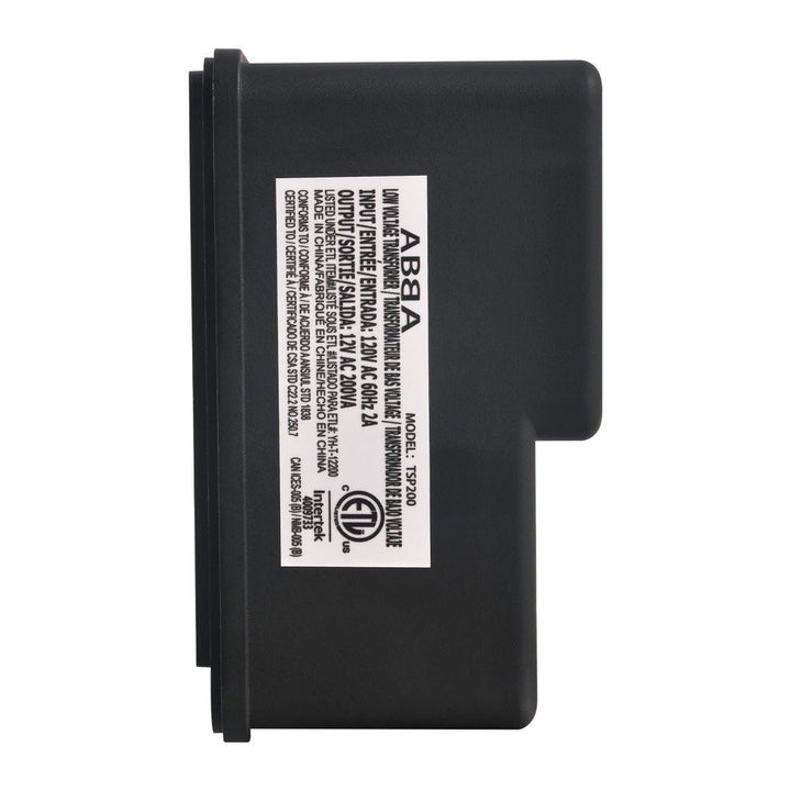 Outdoor Landscape Lighting LED 12V Low Voltage TS200 AC 200W Digital Commercial Plastic Transformer | Low Voltage Power Supply