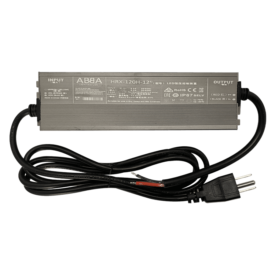 Outdoor Landscape Lighting LED 12V Low Voltage TSD120 DC 120W Digital Transformer 10 Amp IP67 | Low Voltage Power Supply