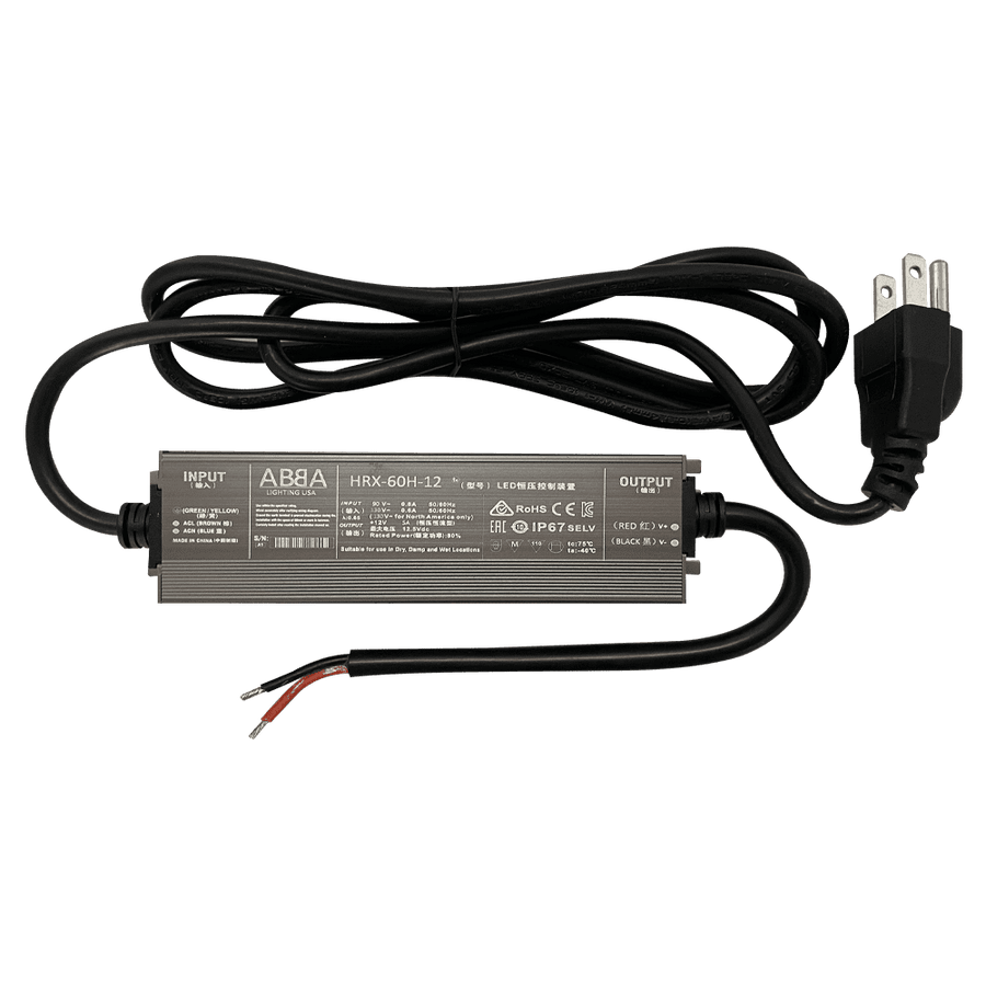 Outdoor Landscape Lighting LED 12V Low Voltage TSD60 DC 60W Digital Transformer 5 Amp IP67 | Low Voltage Power Supply