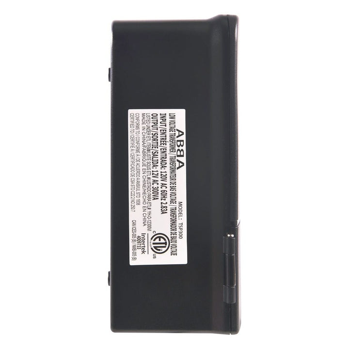 Outdoor Landscape Lighting LED 12V Low Voltage TSP300 AC 300W Digital Commercial Plastic Transformer | 12V Low Voltage Power Supply