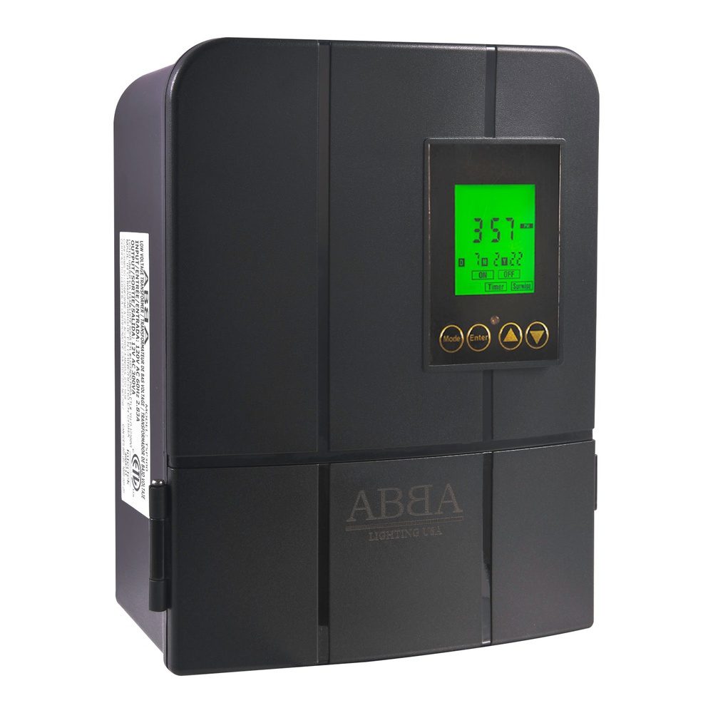 Outdoor Landscape Lighting LED 12V Low Voltage TSP300 AC 300W Digital Commercial Plastic Transformer | 12V Low Voltage Power Supply