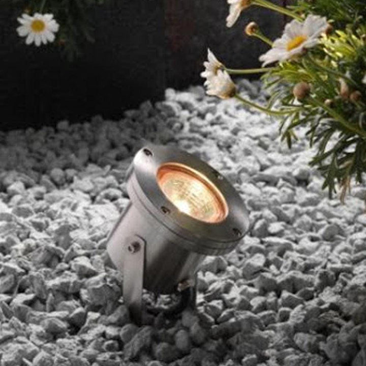 Outdoor Landscape Lighting LED 12V Low Voltage ULB03 4x/8x/12x Package Stainless Steel 12V Low Voltage Underwater Landscape LED Fountain Light Pond Lighting with MR16 5W 3000K Bulb