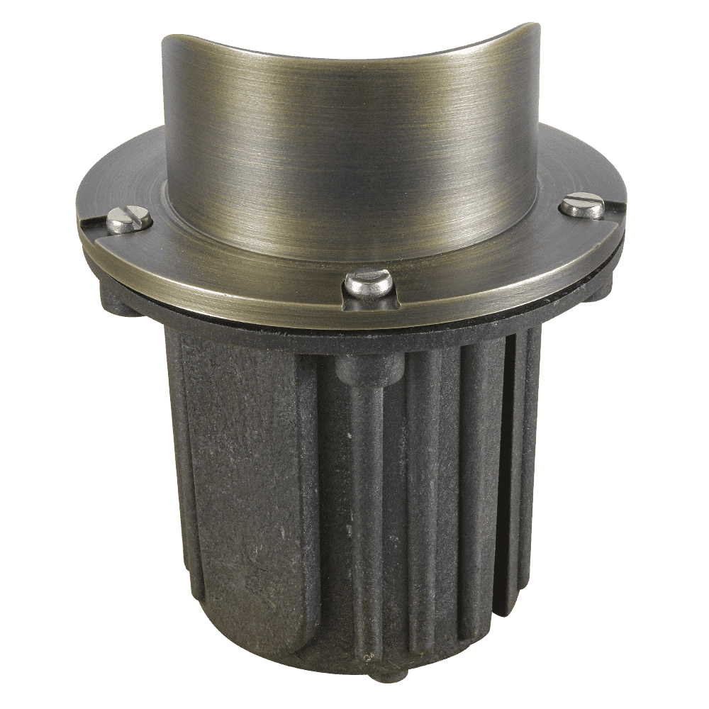 Outdoor Landscape Lighting LED 12V Low Voltage UNB03 4x/8x/12x Package Cast Brass 12V Low Voltage Shielded LED In-ground Well Light IP65 Waterproof with MR16 5W 3000K Bulb