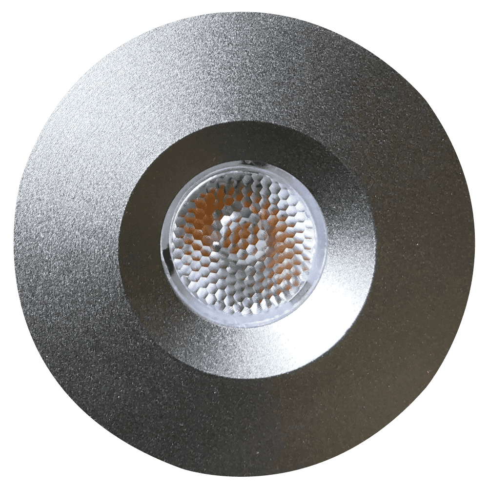 Outdoor Landscape Lighting LED 12V Low Voltage CB15 Cast Aluminum Cabinet Light | 1.5W Integrated LED DC12V Low Voltage Down Light Silver