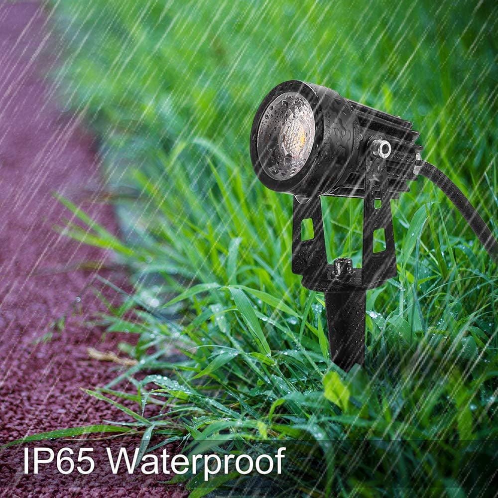 Outdoor Landscape Lighting LED 12V Low Voltage CD43 4x/8x/12x Package 5W 12V Low Voltage Waterproof LED Landscape Narrow Beam Directional Outdoor Aluminum Spotlight
