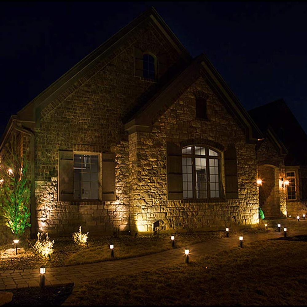 Outdoor Landscape Lighting LED 12V Low Voltage CDPA55 Cast Aluminum Path Light | 3W 3000K Warm White Integrated LED 12V Low Voltage Landscape Light