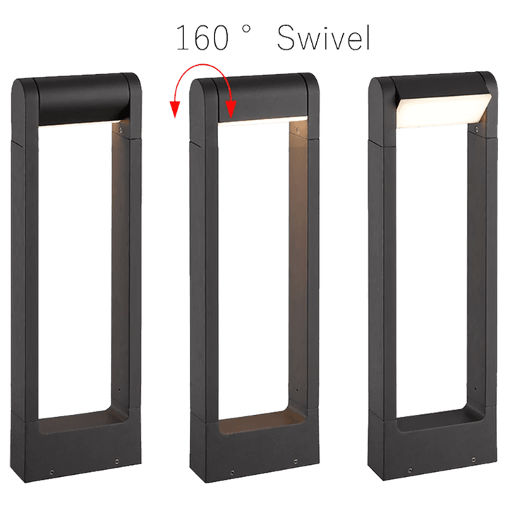 Outdoor Landscape Lighting LED 12V Low Voltage CDPA56 Cast Aluminum Path Light | 8W 3000K Warm White Integrated LED 12V Low Voltage Landscape Light