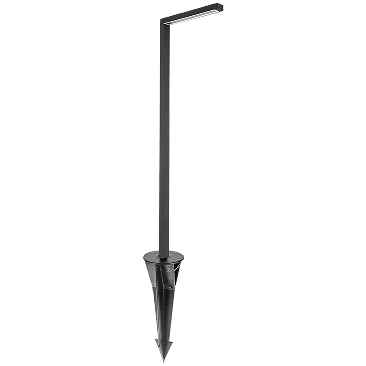 Outdoor Landscape Lighting LED 12V Low Voltage CDPA57 Cast Aluminum Path Light | 3W 3000K Warm White Integrated LED 12V Low Voltage Landscape Light Black