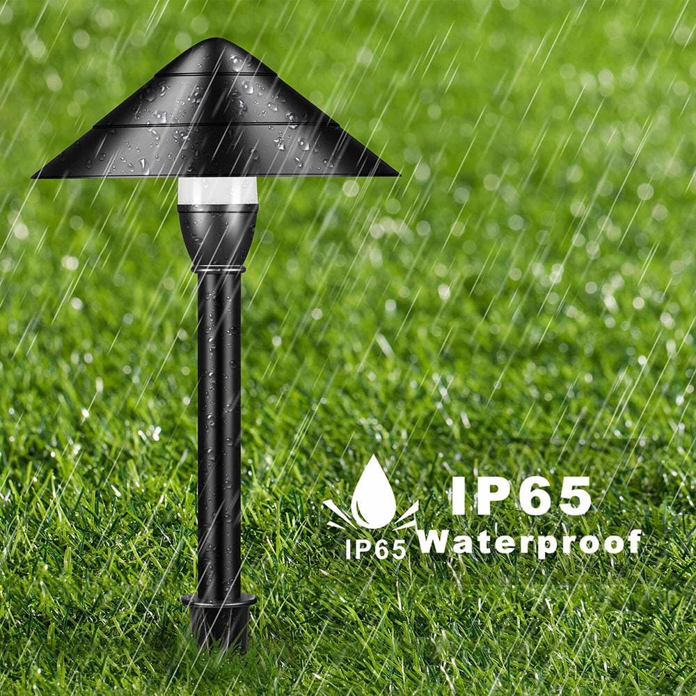 Outdoor Landscape Lighting LED 12V Low Voltage CDPA65 Cast Aluminum Path Light | 3W 3000K Warm White Integrated LED 12V Low Voltage Landscape Light