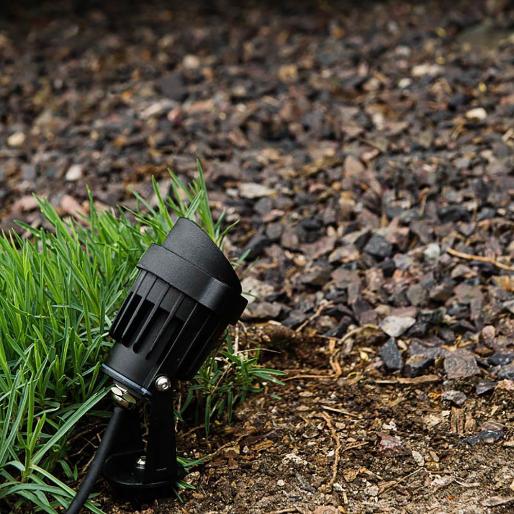 Outdoor Landscape Lighting LED 12V Low Voltage CD75 Cast Aluminum Spotlight | 7W Integrated LED 12V Low Voltage Landscape Light