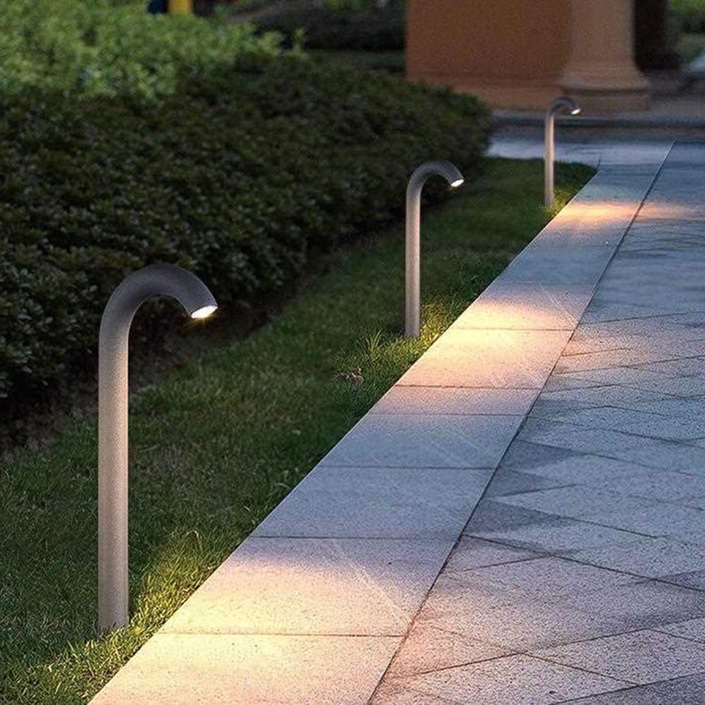 Outdoor Landscape Lighting LED 12V Low Voltage CDPA61 Cast Aluminum Path Light | 5W 3000K Warm White Integrated LED 12V Low Voltage Landscape Light