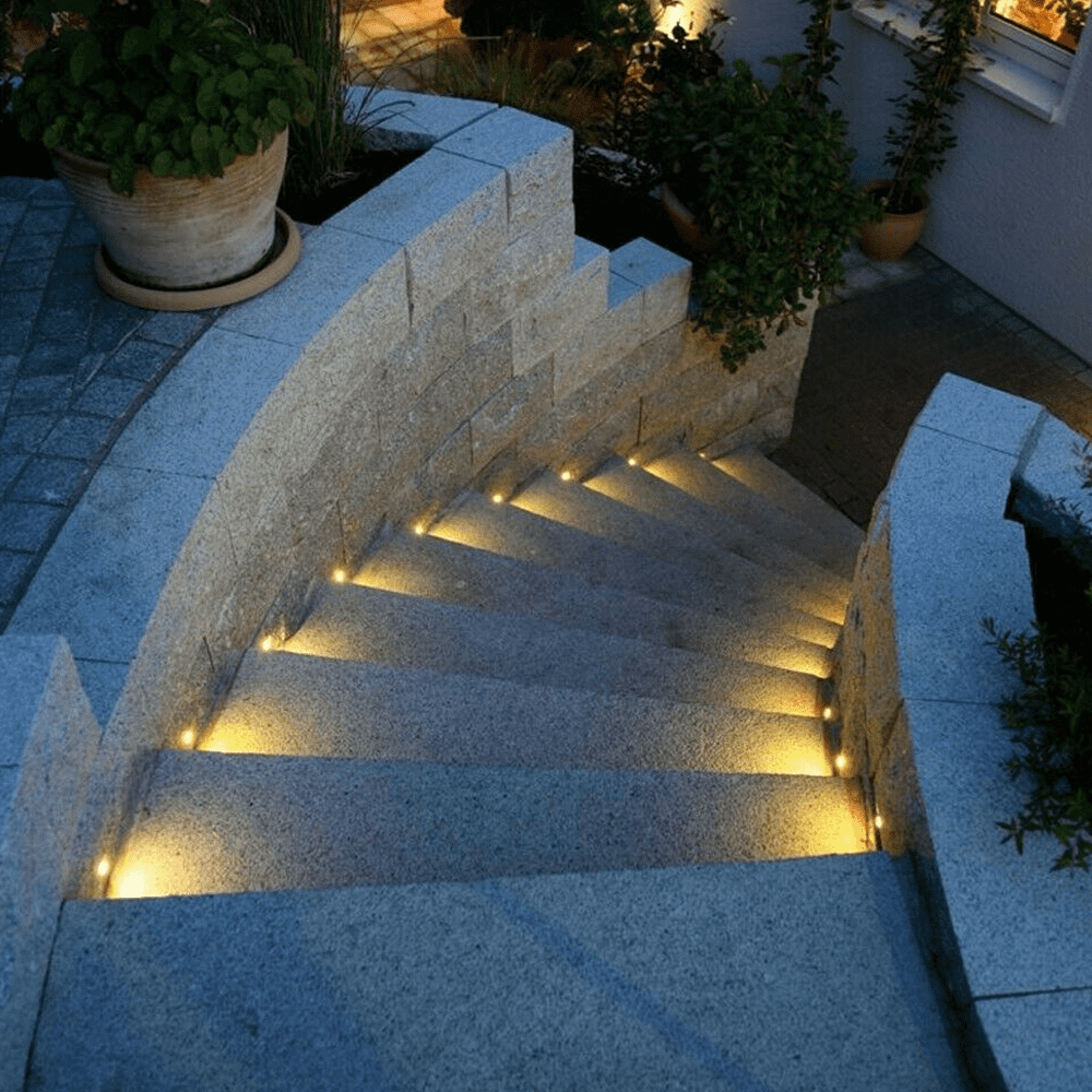 Outdoor Landscape Lighting LED 12V Low Voltage DM52 Stainless Steel In-Ground Well Light | 3W Integrated LED 12V Low Voltage Landscape Light
