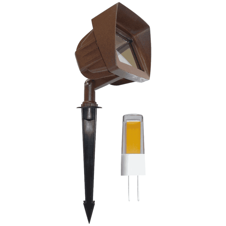 Outdoor Landscape Lighting LED 12V Low Voltage KL100 4x/8x/12x Package Low Voltage LED Directional Floodlight Adjustable Outdoor Lighting 3W 2700K