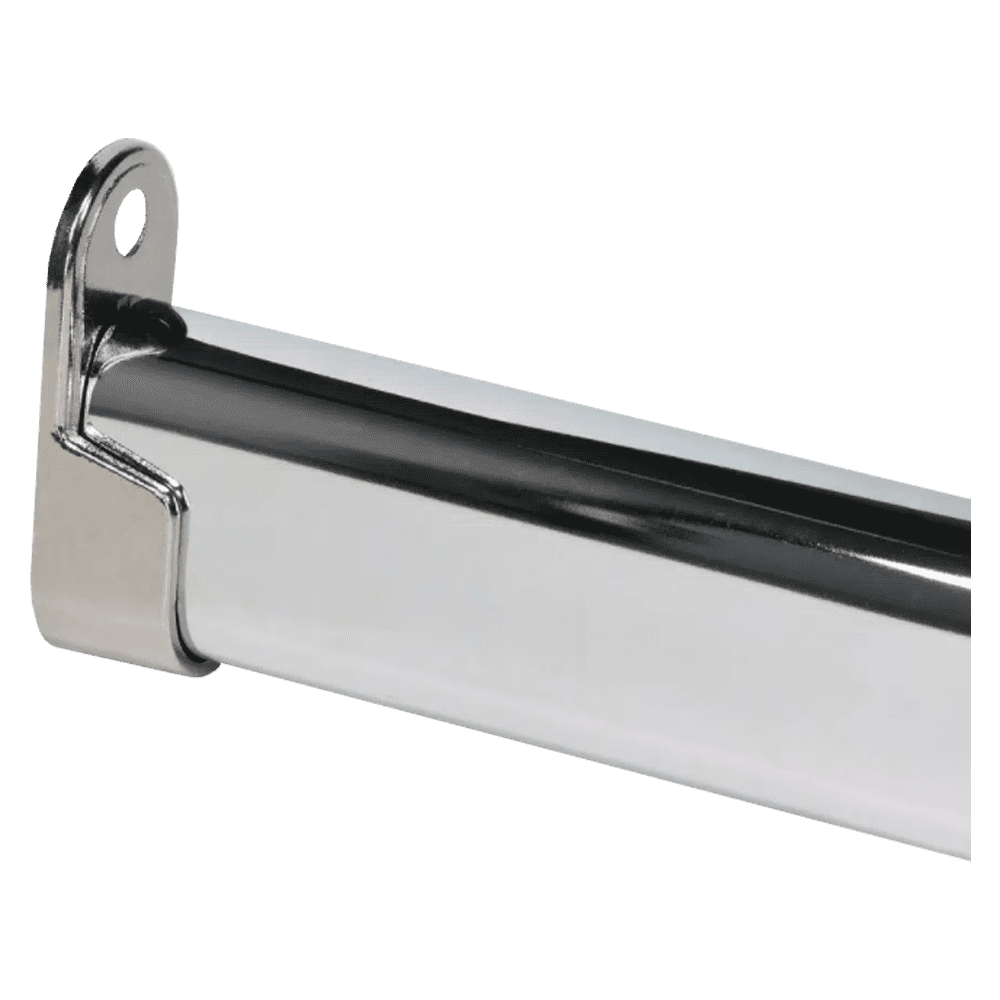 Outdoor Landscape Lighting LED 12V Low Voltage SM08 Oval Wardrobe Rail End Brackets Steel Closet Rod Socket Holder