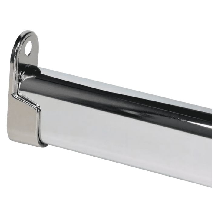Outdoor Landscape Lighting LED 12V Low Voltage SM08 Oval Wardrobe Rail End Brackets Steel Closet Rod Socket Holder