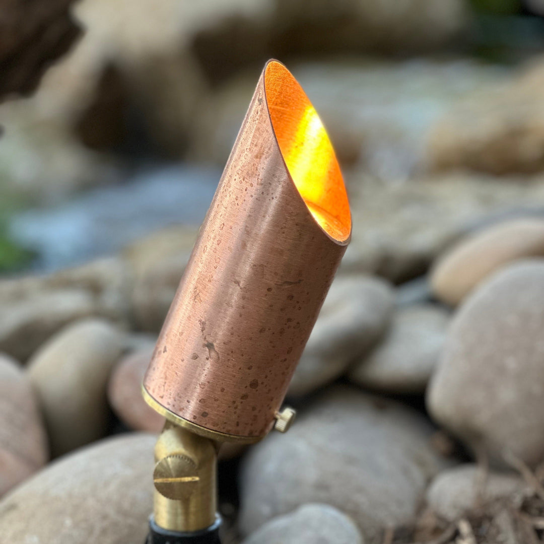 Outdoor Landscape Lighting LED 12V Low Voltage SPBP01 Cuprum Copper Spotlight 4x/8x/12x 12V MR16 4W 2700K Dimmable Package Low Voltage Outdoor Lighting